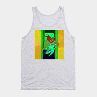 Cartoon Heroes Tank Top